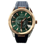 ساعت مچی مردانه امگا سیمستر رزگلد سبز Omega Seamaster Rose Gold Green