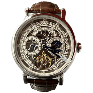 ساعت مچی مردانه پتک فیلیپ اتومات کلاسیک مدرن سیلور Patek Philippe Automatic Classic Modern Silver 