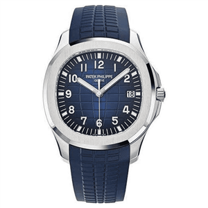 ساعت مچی مردانه پتک فیلیپ آکونا سیلور آبی صفحه سرمه‌ای Patek Philippe Aquanaut Silver Blue Navy Screen 