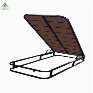 کفی تخت خواب یک نفره جکدار تمام کلاف با ورق ام دی اف