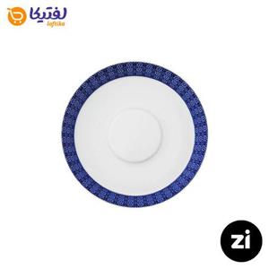 نعلبکی زیر استکانی چینی زرین (Zi) فرم اس طرح ریچل سایز 15