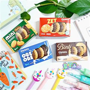 پاکن طرح بیسکوییت بسته 5 عددی