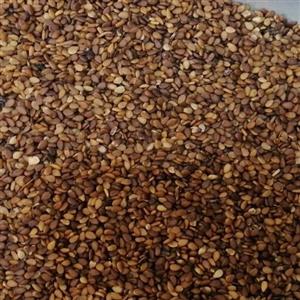 کنجد قهوه ای ایرانی (پاک شده و شسته شده) وزن 500 گرم