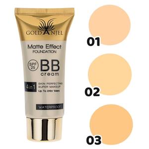 کرم پودر بی بی کرم گلد آنجل حاوی ضدآفتاب با پوشش دهی عالی شماره 01