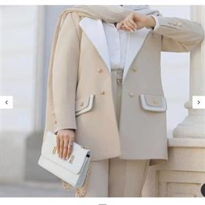 ست کت و شلوار  مزون دوز زنانه در دو جنس کرپ مازراتی و کرپ اسکاچی