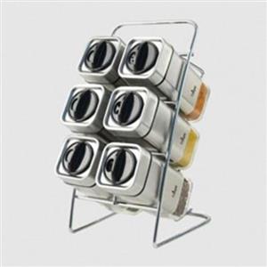 ست ادویه 7 پارچه مربعی ایستاده یونیک کد 1489 (وارداتی)
