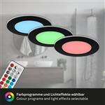 پک سه عددی چراغ سقفی توکار LED Briloner RGB