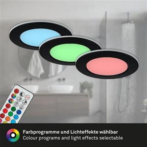 پک سه عددی چراغ سقفی توکار LED Briloner RGB