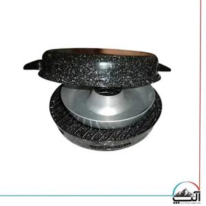 کباب پز رو گازی سه کاره صبا لعابی مینی فر( کباب پز کیک پز  ماهیتابه)بدون دود اپارتمانی بزرگ