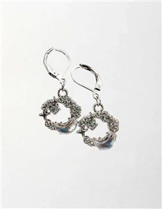 گوشواره استیل ماه و ستاره