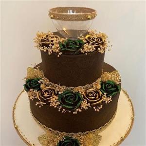 کیک حنا دو طبقه