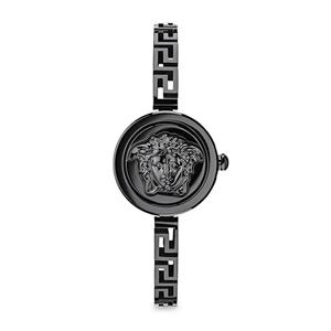 ساعت ورساچه زنانه تمام مشکی صفحه مخفی Versace-4777-L