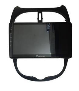 مانیتور اندروید 11 اینچ برند پایونیرPioneer با حافظه ۳۲+۲ برای پژو 206 به همراه دوربین عقب 2 کاره 