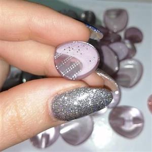 دکمه لباس یاسی رگه اکلیلی در دو سایز دایره اکلیلی شیشه ای  ،بسته  تکی