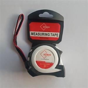 متر 3 متری قفل دار برند زینو رنگ سفید