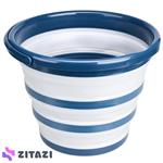 سطل ماهیگیری 10 لیتری تاشو مدل CAPERLAN Collapsible Fish Bucket SW BKT GM