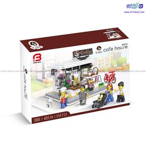 لگو ساختمان کافی شاپ cafe house مدل 19006
