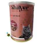 کنسرو گربه شایر مدل خورشتی طعم گوشت Shayer chunky cat food with beef وزن ۴۰۰ گرم