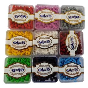 رنگ تزیین شمع کامران مدل فستیوال بسته 9 عددی