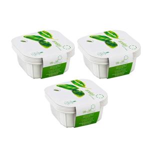 کاسه یکبار مصرف آملون مدل squareX3 سه بسته 6 عددی