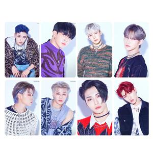 استیکر کارت مدل PH-499 طرح فتوکارت ایتیز ateez بسته 8 عددی -