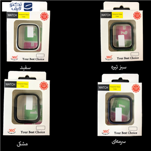 کاور مدل TGC-40MM مناسب برای اپل واچ سری 4/5/6/SE سایز 40 میلی متری به همراه محافظ صفحه نمایش