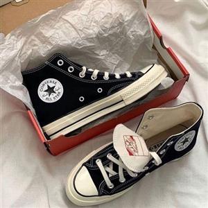 کتونی اورجینال کانورس آلستار مدل 1970 ساقدار مشکی Converse AllStar 1970s 