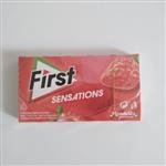 آدامس فرست ترکیه First Sensation با طعم توت فرنگی سایز 27 گرمی