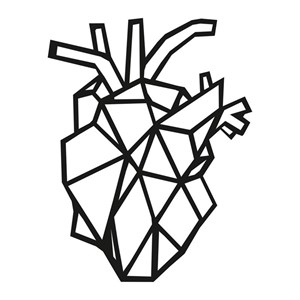 دیوارکوب مدل قلب مینیاتوری