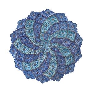 بشقاب مینا کاری مدل اصفهان کد 001 -