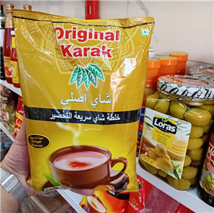 چای کرک با طعم زنجبیل بسیار خوشمزه و خوش طعم .هر بسته 25 ساشه