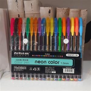 خودکار اکلیلی 18رنگ