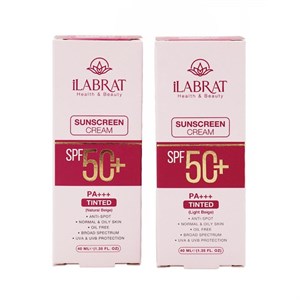 کرم ضدآفتاب ایلابرت مدل ضد لک natural beige حجم 40 میلی لیتر