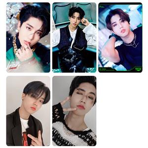 استیکر کارت مدل PH-503 طرح فتوکارت جیسونگ استری کیدز STRAYKIDS بسته 5 عددی