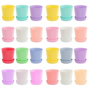 گلدان آیماپلاست مدل پلاستیکی کد 19 مجموعه 24 عددی