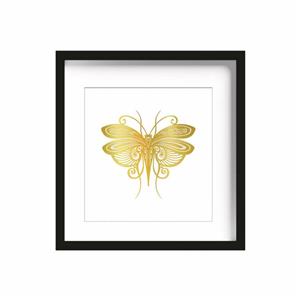 تابلو طلاکوب زرکات طرح پروانه مدل Butterfly