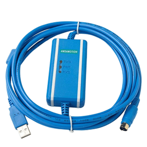 کابل پروگرام آمساموشن مدل Mitsubishi PLC کد USB-QC30R2