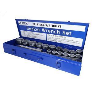 آچار بکس اپکس مدل MMA-AX-16PCSB  مجموعه 21 عددی