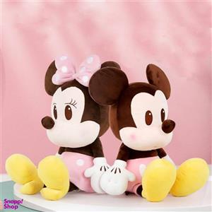 عروسک طرح میکی و مینی موس مدل JIMI110 ارتفاع 50 سانتی‌متر مجموعه 2 عددی