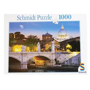 پازل 1000 تکه اشمیت مدل Nighttime in Rome Schmidt Nighttime in Rome Puzzle 1000 Pcs