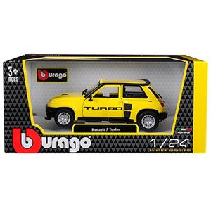 ماکت ماشین بوراگو مدل 1982 Renault 5 R5 Turbo Amarillo 