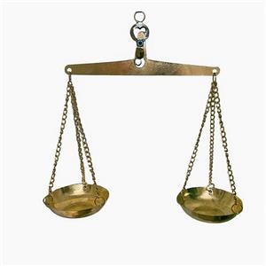 ترازوی آشپزخانه مدل دو کفه