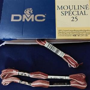 نخ دمسه سایه دار کرم قهوه ای کد 105 اصل فرانسه 8 متر