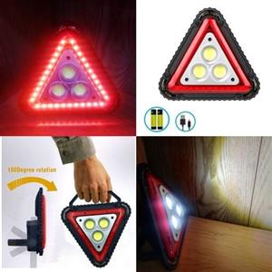 چراغ خطر شارژی مثلث مدل 842 مناسب برای کمپ، سفر و خودرو