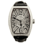 ساعت مچی زنانه فرانک مولر سیلور تمام نگین Franck Muller Silver Full Diamonds