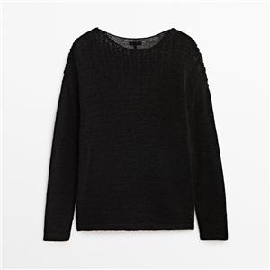 پلیور زنانه ماسیمو دوتی مدل OPEN KNIT SWEATER