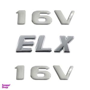 آرم گلگیر و صندوق خودرو چیکال طرح ELX-16V مناسب برای پارس ELX بسته 3 عددی