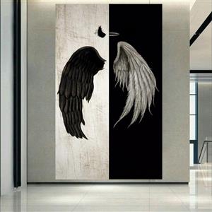 پوستر طرح بال ها مدل Devil and Angel کد AR20910