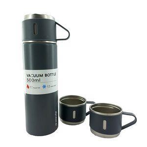 فلاسک مدل ایفل گنجایش 0.5 لیتر به همراه لیوان مجموعه 3 عددی