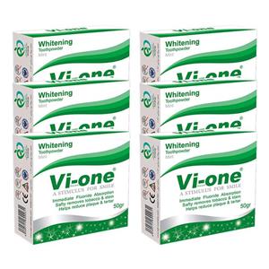 پودر سفید کننده دندان وی وان مدل MINT وزن 50 گرم مجموعه 2 عددی